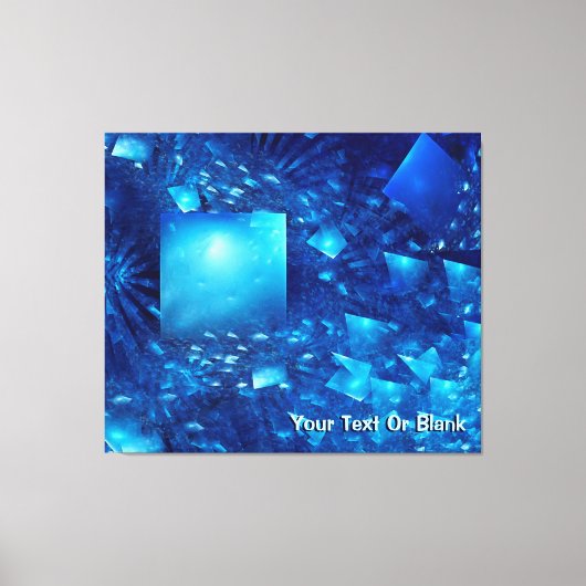 粉砕された鏡 キャンバスプリント (正面)