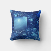 粉砕された鏡 クッション (正面)