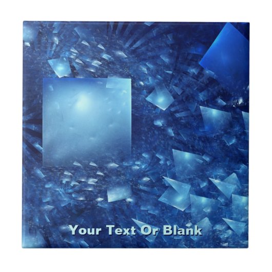 粉砕された鏡 タイル (正面)