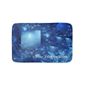 粉砕された鏡 バスマット (正面)