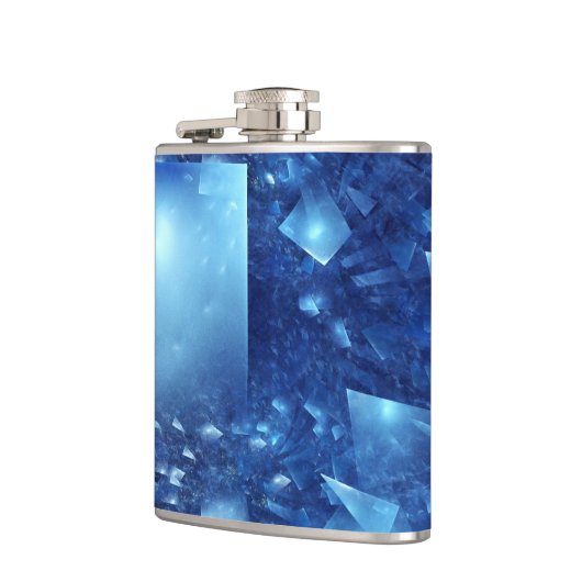 粉砕された鏡 フラスク (左)