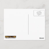 粉砕された鏡 ポストカード (裏面)