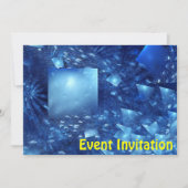 粉砕された鏡 招待状 (正面)