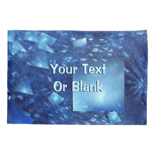 粉砕された鏡 枕カバー (裏面)