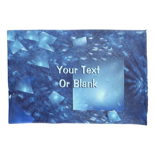 粉砕された鏡 枕カバー (正面)