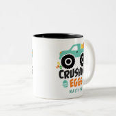 粉砕エッグクールイースターモダントラック名 ツートーンマグカップ (正面右)