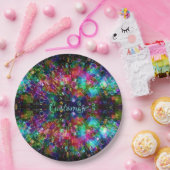 粉砕ガラススパイラル紙プレート2 ペーパープレート (パーティー)