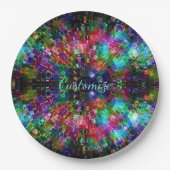 粉砕ガラススパイラル紙プレート2 ペーパープレート (正面)