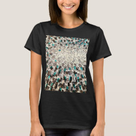 粉砕ガラス手描きTシャツ Tシャツ