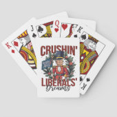 粉砕リベラルズドリームトランプナツクラッカークリスマス トランプ (裏面)