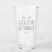 粉砕家父長制の男女同権主義者 タンブラーグラス (裏面)