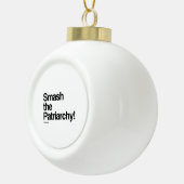 粉砕家父長制 セラミックボールオーナメント (右)