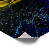 粉砕抽象芸術 ポスター (角)