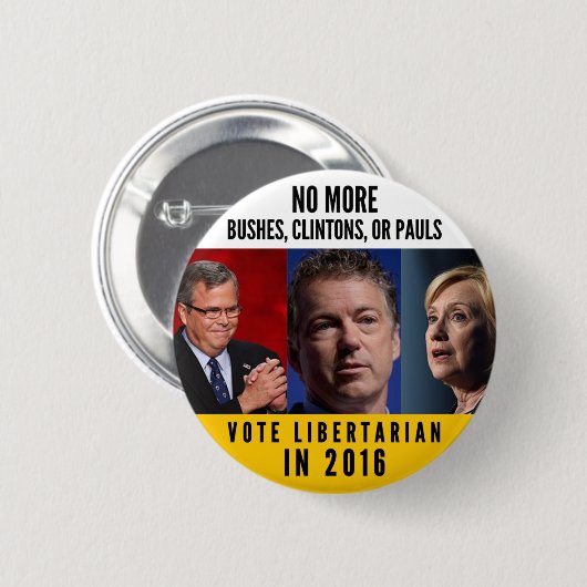 粉砕貴族政治!! 缶バッジ (正面&裏面)