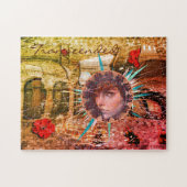 粉砕、散在、および包まれた超越済み ジグソーパズル (横)