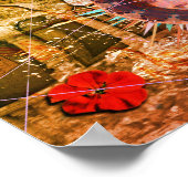 粉砕、散在、および包まれた超越済み ポスター (角)