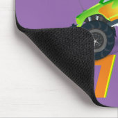 粉砕ITモンスタートラック子供の誕生日時代名 マウスパッド (コーナー)