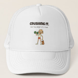 粉砕It – 漫画おもしろいジムTrucker Hat キャップ