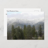 粉雪の新雪…..ポストカード ポストカード (正面/裏面)