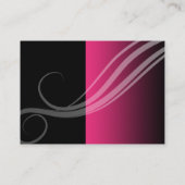 粋でカラフルなヘアーサロンの名刺 名刺 (裏面)