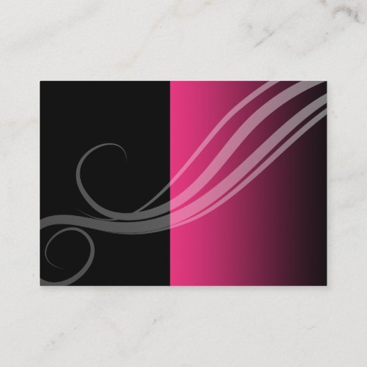 粋でカラフルなヘアーサロンの名刺 名刺 (裏面)