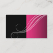 粋でカラフルなヘアーサロンの名刺 名刺 (裏面)