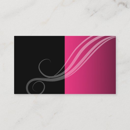 粋でカラフルなヘアーサロンの名刺 名刺 (裏面)