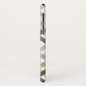 粋でスタイリッシュなジグザグ形のシェブロンパターン電話箱 Case-Mate iPhoneケース (裏面/左)