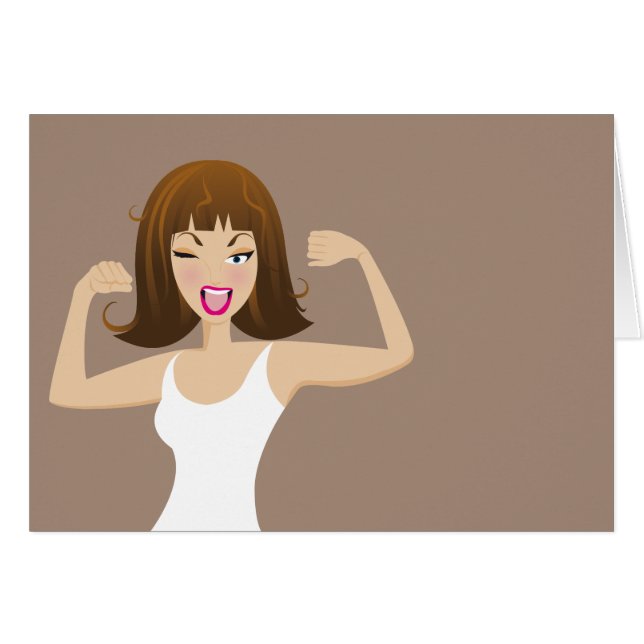 粋でスポーティでかわいい女の子 (正面横)