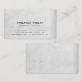 粋でノスタルジックな一見のエリートのデザインの平野の贅沢 名刺 (正面/裏面)