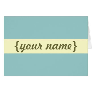 粋でパーソナライズなカード