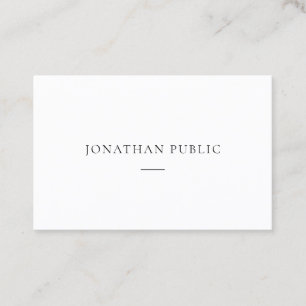 粋でモダンな最小主義のエレガントなテンプレートのシンプル 名刺
