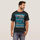 粋で忠節な王Are Born Cancer ZodiacのTシャツ Tシャツ (正面フル)