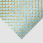 粋で真新しい金ゴールドのグリッターの人魚のスケール 薄葉紙 (詳細)