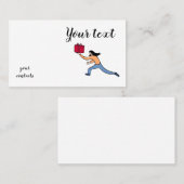 粋で装飾的な名刺 名刺 (正面/裏面)