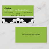 粋なお母さんのお母さんカード コーリングカード (正面/裏面)