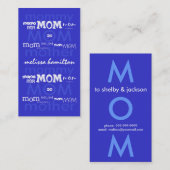 粋なお母さんのテレホンカード コーリングカード (正面/裏面)