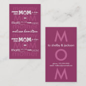 粋なお母さんのテレホンカード コーリングカード (正面/裏面)