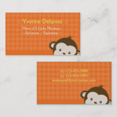 粋なオレンジモンキービジネス/お母さんのテレホンカード コーリングカード (正面/裏面)