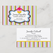 粋なカップケーキのベーカリー 名刺 (正面/裏面)