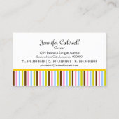 粋なカップケーキのベーカリー 名刺 (裏面)