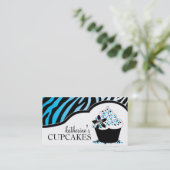粋なカップケーキの名刺 名刺 (スタンド正面)