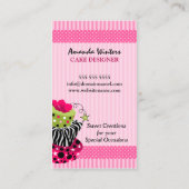 粋なケーキのベーカリー 名刺 (裏面)