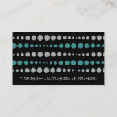 粋なサロンの名刺 名刺 (裏面)