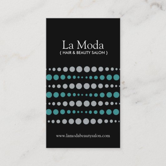 粋なサロンの名刺 名刺 (正面)