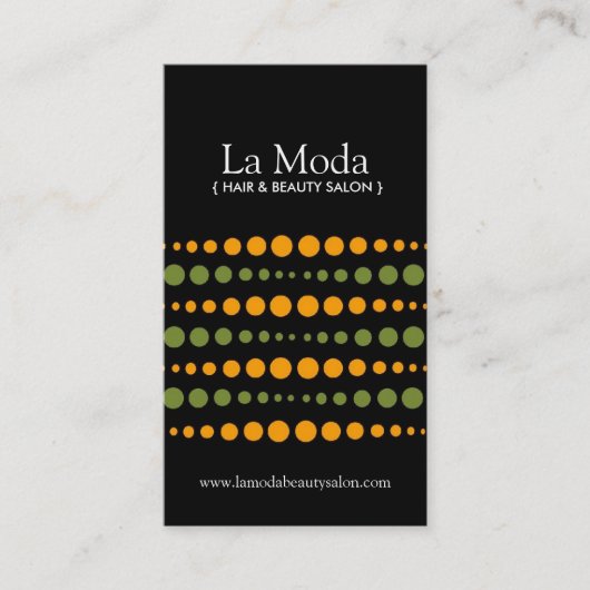 粋なサロンの名刺 名刺 (正面)