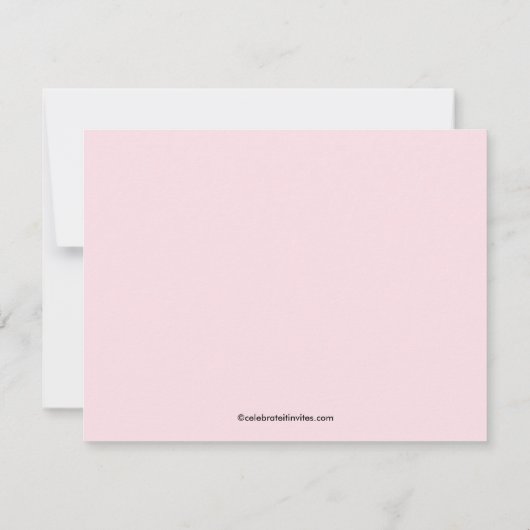 粋なシマウマフレームの保存日付の招待状 セーブザデート (裏面)