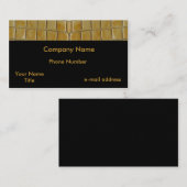 粋なスネークスキン 名刺 (正面/裏面)