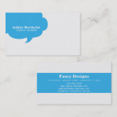 粋なスピーチの泡 名刺 (正面/裏面)