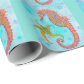 粋なタツノオトシゴ ラッピングペーパー (ロールコーナー)